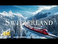 FLYING OVER SWITZERLAND (4K UHD) - Relaxing music with beautiful nature videos - 4K videos