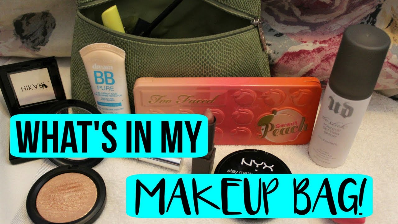 WHAT'S IN MY MAKEUP BAG?! MAKEUP FAVORITES YouTube