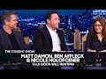 Good Will Hunting Nearly Killed Ben Affleck and Matt Damon’s Writing Partnership | The Tonight Show