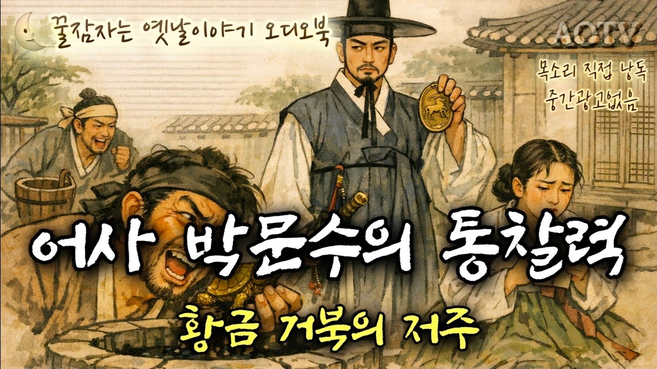 🌜황금 거북의 저주. 고전소설 어사 박문수 시리즈 제6부, 옛날이야기, 중간광고없는 잠자리동화, 전래동화, 전설, 민담, 책 읽어주는 여자, 오디오북