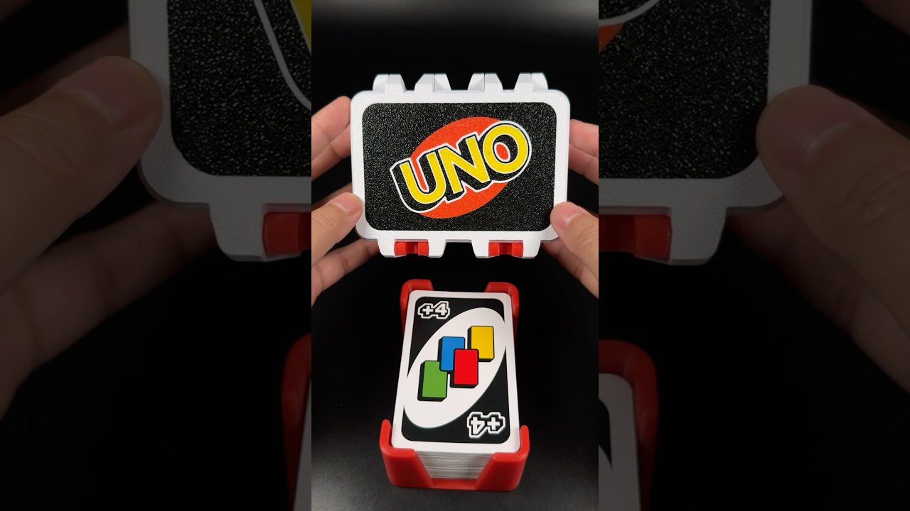 3D Printed Snaplock Uno Card Box 