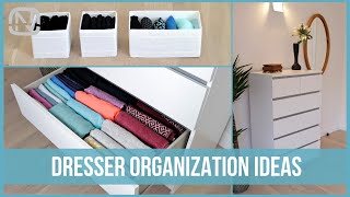HOW TO ORGANIZE A DRESSER: The KONMARI Method and drawer organization hacks | OrgaNatic