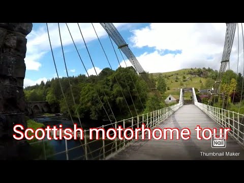 Scotland motorhome tour (Part 13), NC500, Bonar bridge, Loch Oich, Wild camping