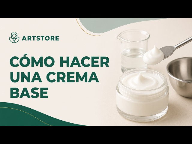COMO hacer una CREMA BASE