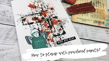 Stamping with Infusions - no ink!