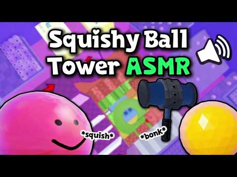 roblox asmr 🌙 in Squishy Ball Tower!