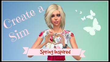 The Sims 4: Create A Sim - Spring Inspired