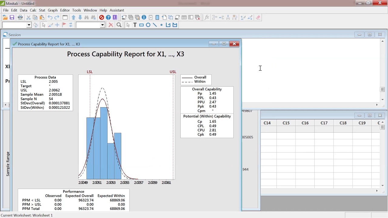 Variable Control Chart Case Study 1 Shaft Bearing Design