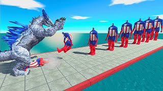 New Kaiju Monsters VS 10 Levels of Captain America Colossal Titan – ARBS Size Comparison