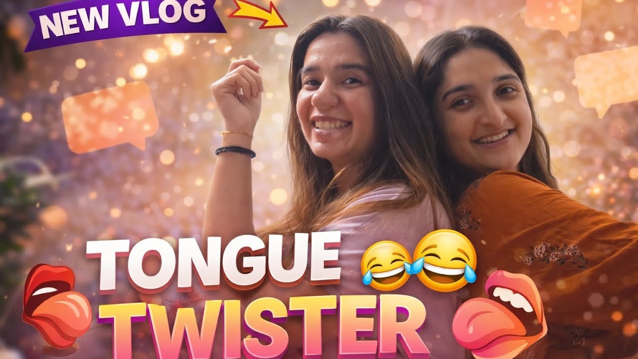 Bolte Bolte Hasi Nahi Ruki 😂 | Tongue Twister Challenge