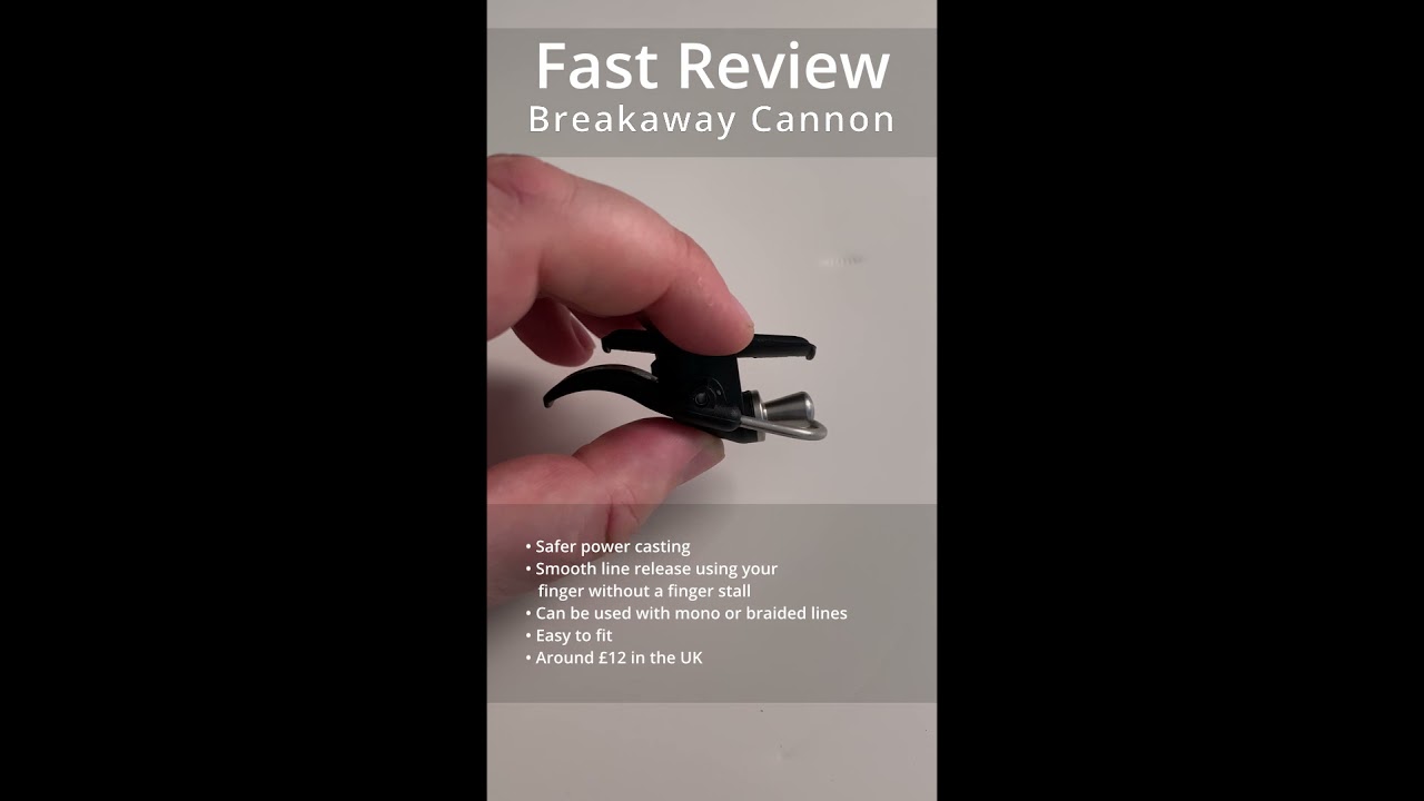 Fast Review - Breakaway Cannon / Trigger release for fixed spool reels 