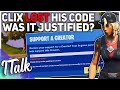 Clix LOST His Creator Code, This Should Be Taken Seriously! (Fortnite Battle Royale)