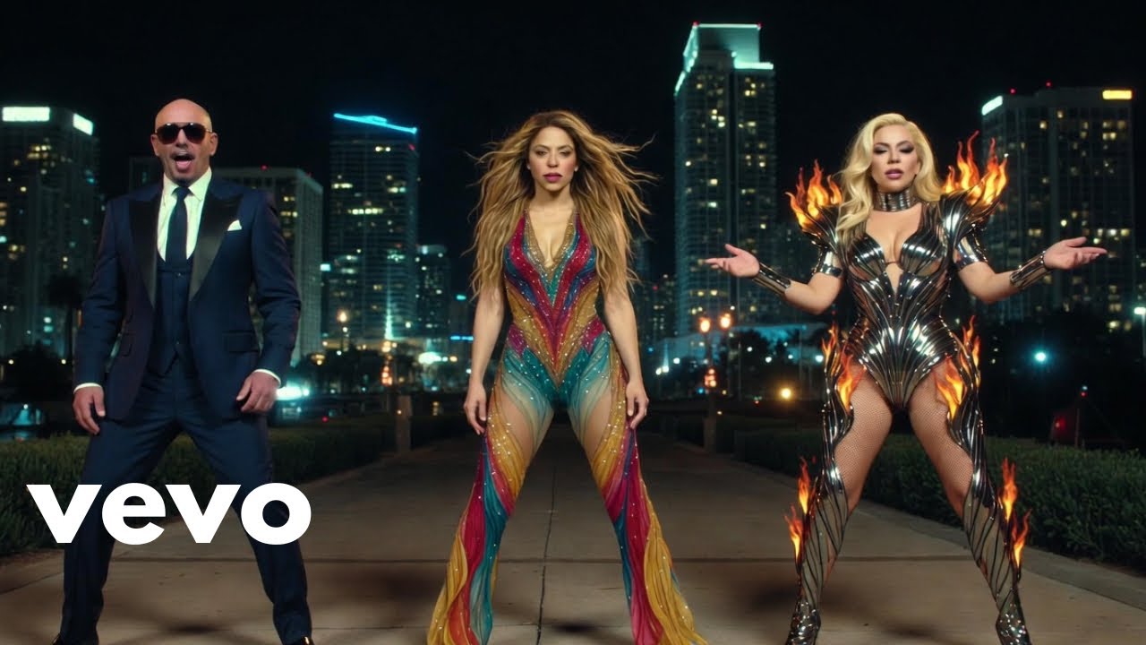 Pitbull, Shakira and Lady Gaga |Carnival Of Fire | ( Official Music Video 2026)