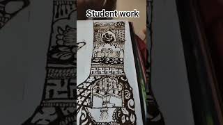 15 days practice 🔥 student work #mehndi #like #hennadesign #live #lyrics