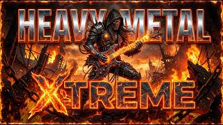 Download lagu Heavy Metal Xtreme | Brutal Heavy Metal Assault & Dark Guitar Fury ⚡ 2 Hour Metal Mix