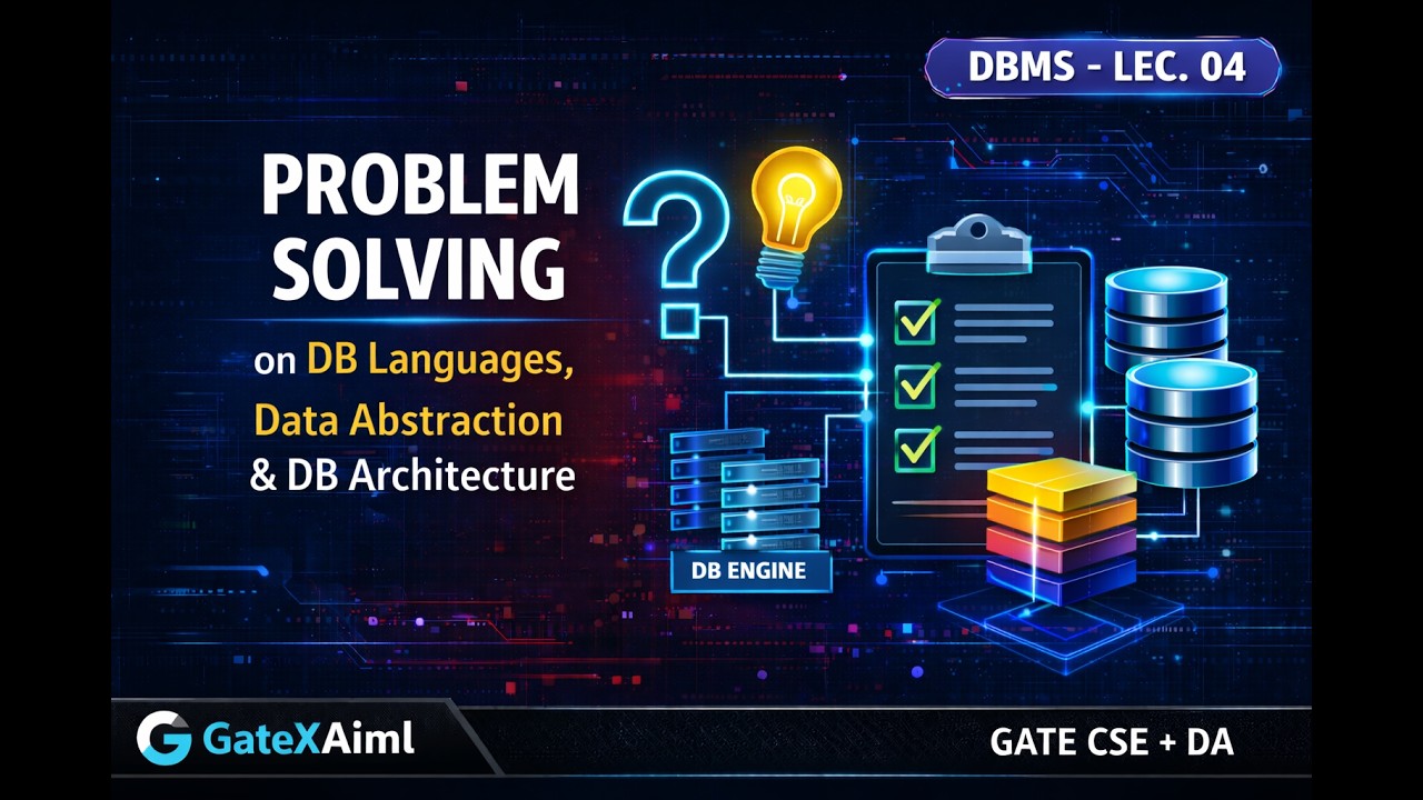 Problem Solving on DB Languages, Data Abstraction & DB Architecture ...