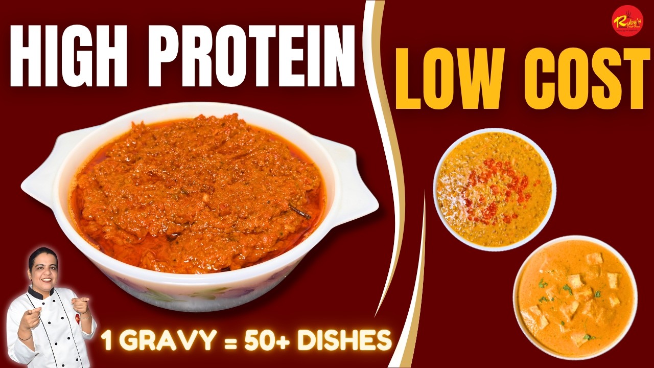 High Protein Master Masala | 1 Gravy se 50+ Sabziyan | Tiffin Business ka Budget Friendly Formula