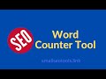 Word Counter Tool | SmallSeoTools