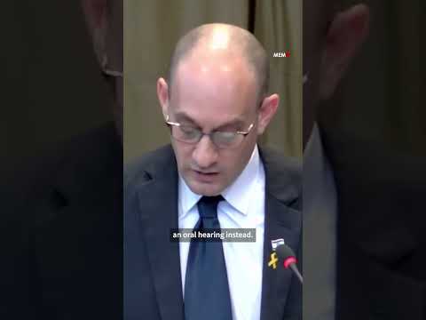 Israel: Our lead defence team couldn't come to ICJ