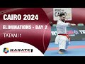 Karate1 cairo  day 2  eliminations  tatami 1  world karate federation