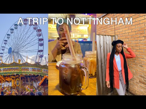 TRAVEL VLOG + GRWM + NOTTINGHAM CHRISTMAS MARKET + ZAAP THAI STREET FOOD RESTAURANT