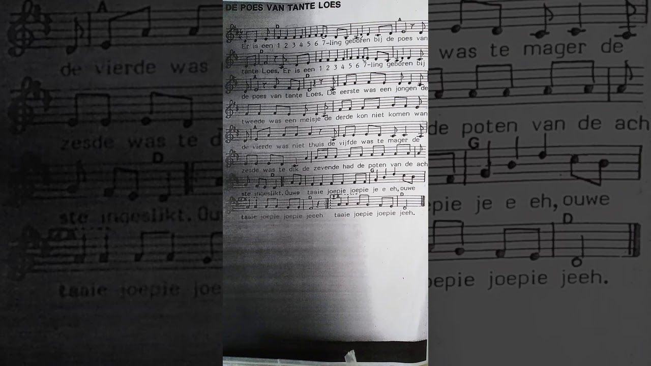 De poes van tante Loes - YouTube