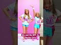 Carlie and Brooklyn As Barbie Girls #shorts