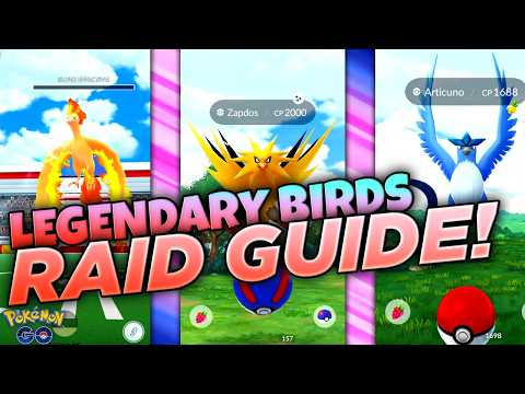 WHY YOU STILL NEED TO RAID *THIS* LEGENDARY BIRD!!  Pokémon GO Articuno, Zapdos, and Moltres Guide!