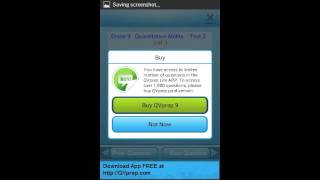 Educational Apps QVprep Lite Grade 9 English Math app video part 2 practice test 2 screenshot 5