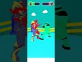 Red Armored Ninja vs Green Cyber Robot Epic Fight! #shorts #viral #foryou #gaming