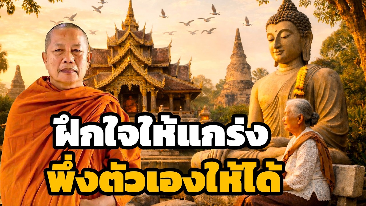 ฝึกใจให้พึ่งตนเอง ธรรมะคลายทุกข์ พระมหาบุญช่วย ปัญญาวชิโร