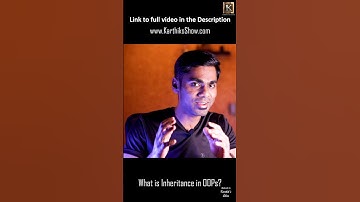 Inheritance in OOPs explained in a minute | Programming Basics | Tamil | Karthik