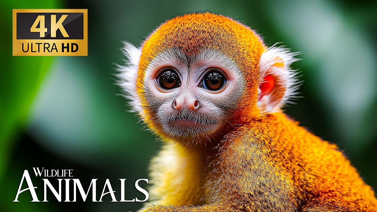 Soft Light over Wildlife Animals 4K 🐾 Fascinating Survey of Jungle Wonders with Soft Piano Harmonies