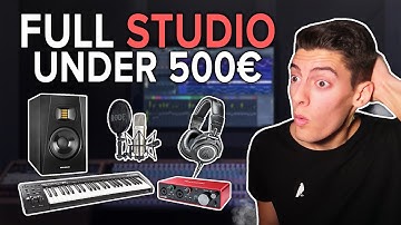 FULL MUSIC STUDIO for UNDER 500€ 🤯 [Budget Home Studio Setup]