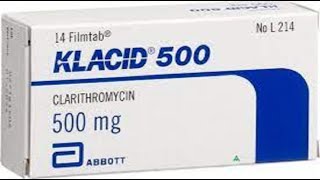 كلاسيد أقراص شراب مضاد حيوى واسع المجال لوقف نمو البكتيريا Klacid Tablets