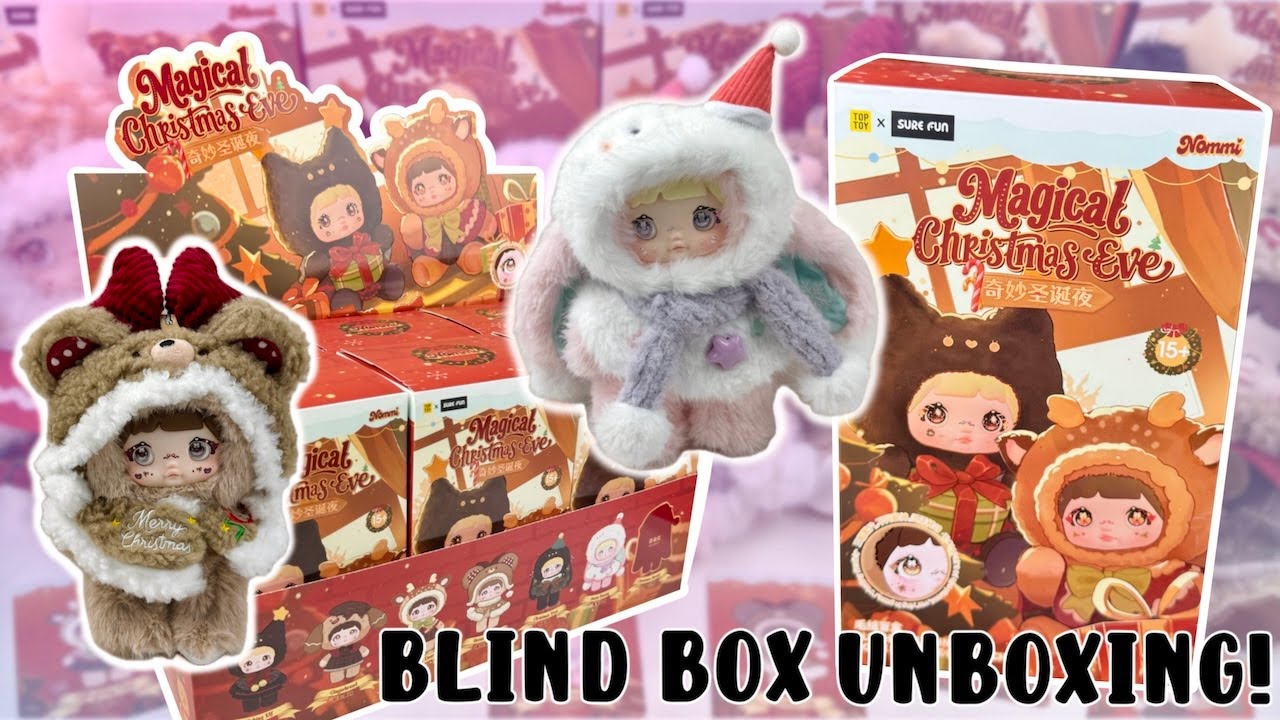 mami クリスマスボックス　ZeeNuNew cutiepie Let's Unbox the Nommi MAGICAL CHRISTMAS EVE Blind Boxes from