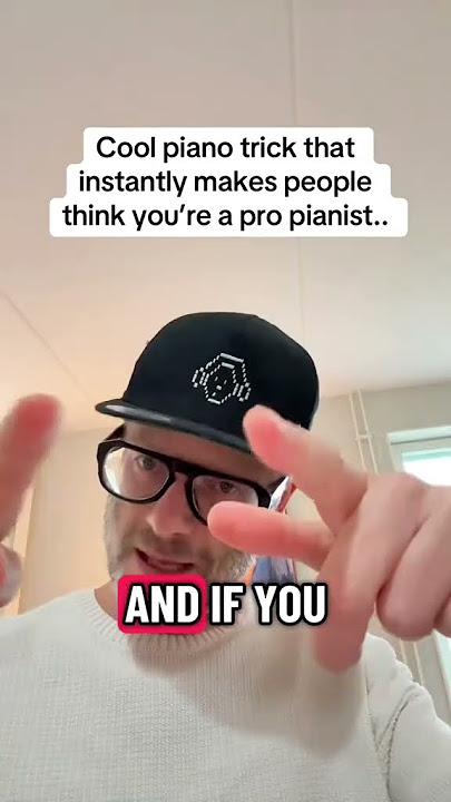 Cool piano trick that instantly makes people think you’re a pro pianist!