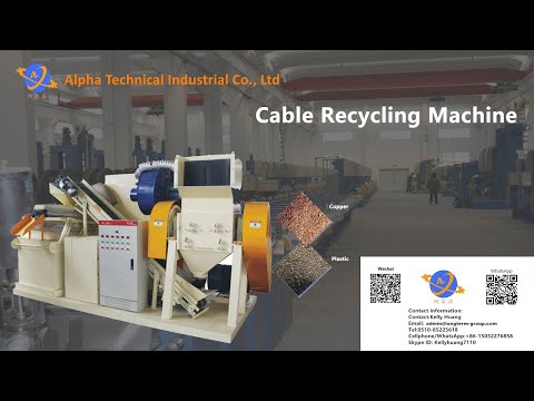 cable wire recycling machine without water