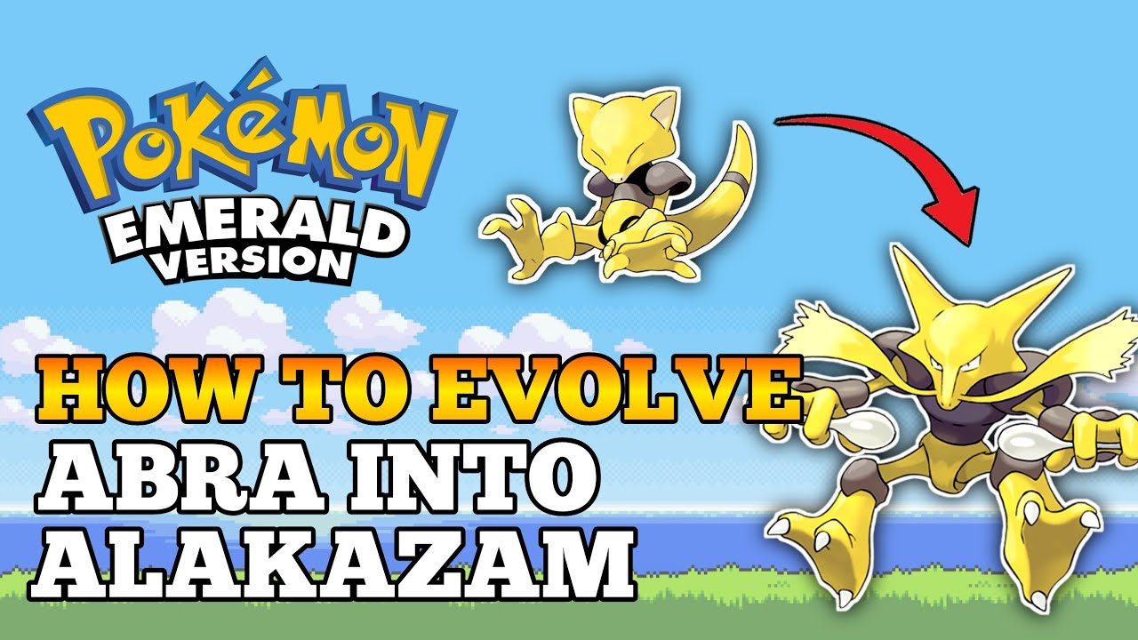 How to evolve Kadbra into Alakazam /Pokemon emerald/pokemaster gaming 