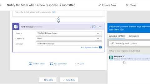Getting started wtih Microsoft Flow