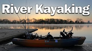 Kayak Fishing in the Oldtown Sportsman 106 PDL #fishing #smallmouthbassfishing #oldtownkayak