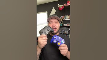 Nintendo Switch pro controller vs GameCube controller.