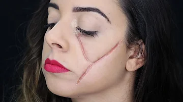 Como maquiar uma cicatriz no rosto?