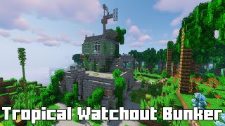 Tropical Watchout Bunker Build in Minecraft 🌴 – Hidden Island Defense screenshot 4
