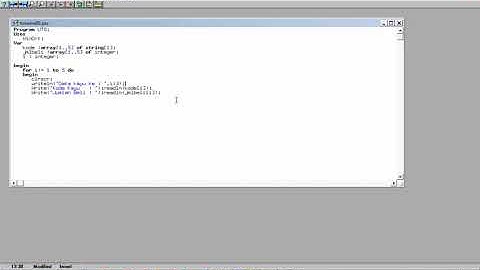 Menampilkan Laporan Menggunakan Pascal Bag 1
