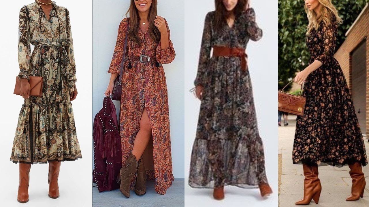 ESTILO VAQUERO CON VESTIDO IDEAS DE OUTFTIS 2023🎀COWBOY STYLE WITH DRESS  OUTFITS IDEAS 2023 