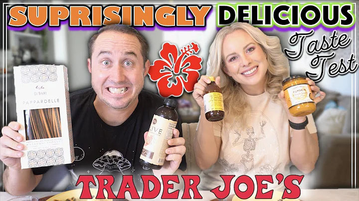 TRYING THE NEWEST TRADER JOE'S FOODS YUMMY