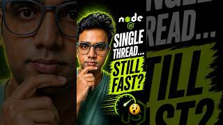 Node.js Single Thread… Still Fast 🤯 (Event Loop Explained) #eventloop #nodejs #backend