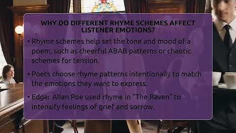 Why Do Different Rhyme Schemes Affect Listener Emotions? - The Prose Path