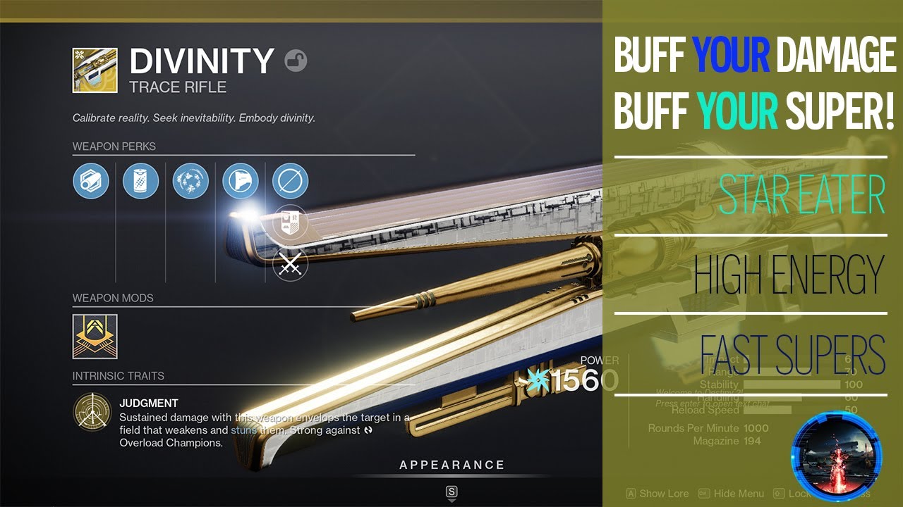 Divinity buff your weapons and super! Witch Queen Destiny 2 build - YouTube